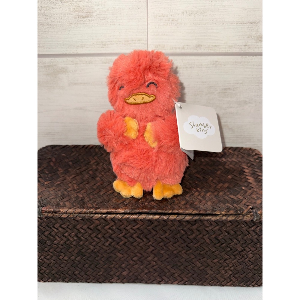 Slumberkins Platypus Kin Plush Toy Coral Red Emotional Learning Snuggler NWT